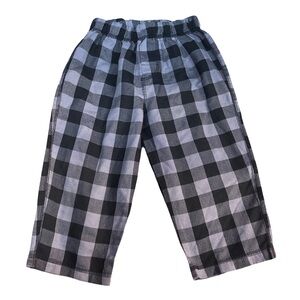Carter's Black and Gray Checkered Pajama Bottoms